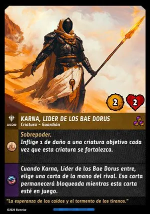 Karna, Líder de los Bae Dorus