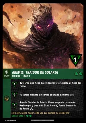 Aremis, Traidor de Solaria