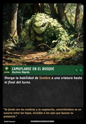 Camuflarse en el Bosque